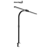 Pinza de escritorio LED, 77cm 24W Lampara escritorio con doble barra de luz, potente lámpara monitor con sensor de luz, para mesa, estudio, oficina, trabajo, pantalla de ordenador - details 11