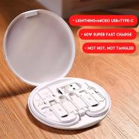 Kit de adaptador de carga rápida multifunción, 60W, tipo C, Micro USB para iPhone, Samsung, OTG, Cable de datos - details 1