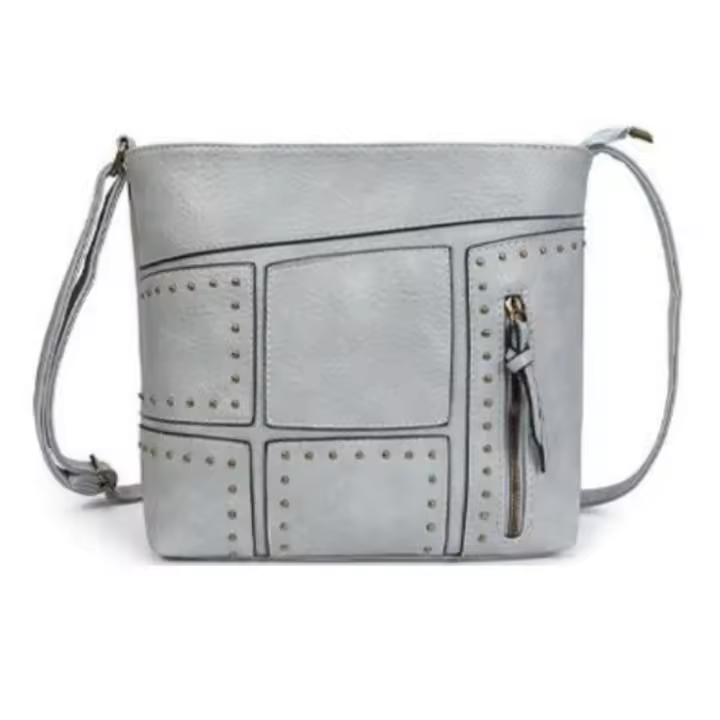 Bolso de Hombro de Cuero PU Suave para Mujer Bolso Cruzado Retro con Hebilla Gran Capacidad - 1