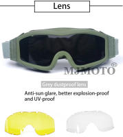 Gafas Tácticas de Paintball MJMOTO Lentes Reforzadas de Fibra de Policarbonato - details 8