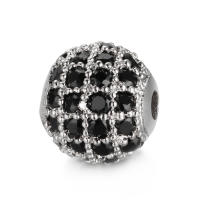 Cuentas de Espacer de Bolas de Zirconio y Latón 6PCS Tamaños 5MM 6MM 8MM 10MM - details 38