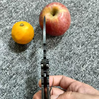 Cuchillo Plegable De Alta Resistencia En Acero D-2 Herramienta De Rescate En Emergencias Cuchillo De Camping Y Caza Afilado Para Frutas Herramienta Táctica Al Aire Libre - details 5