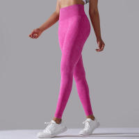 Pantalones de yoga para mujer, pantalones deportivos transpirables de cintura alta, ropa de gimnasio para levantamiento de glúteos, entrenamiento - details 26