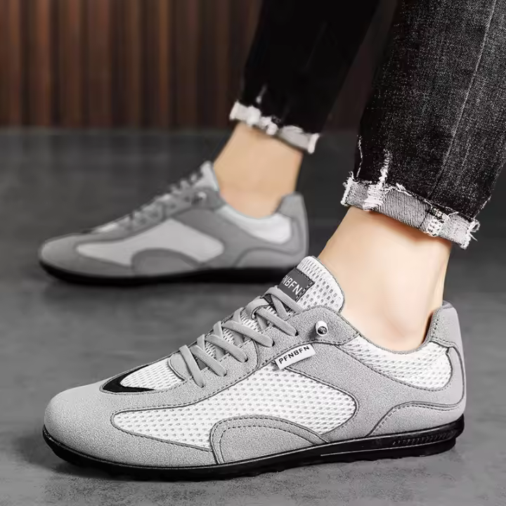 Niche retro malla Forrest Gump zapatos alemán zapatos de entrenamiento de los hombres s 2025 verano nuevo transpirable versátil casual jogging zapatos deportivos - 1