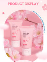 LAIKOU 30g Japón Sakura esencia crema Facial hidratante flor de cerezo esencia refrescante loción Facial cuidado de la piel coreano - details 8