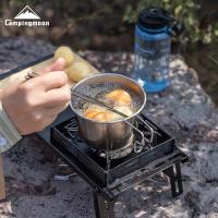 Tazón Shera de acero inoxidable para acampar al aire libre y cocinar en campingtaza de 500ml de diseño delgado - details 3