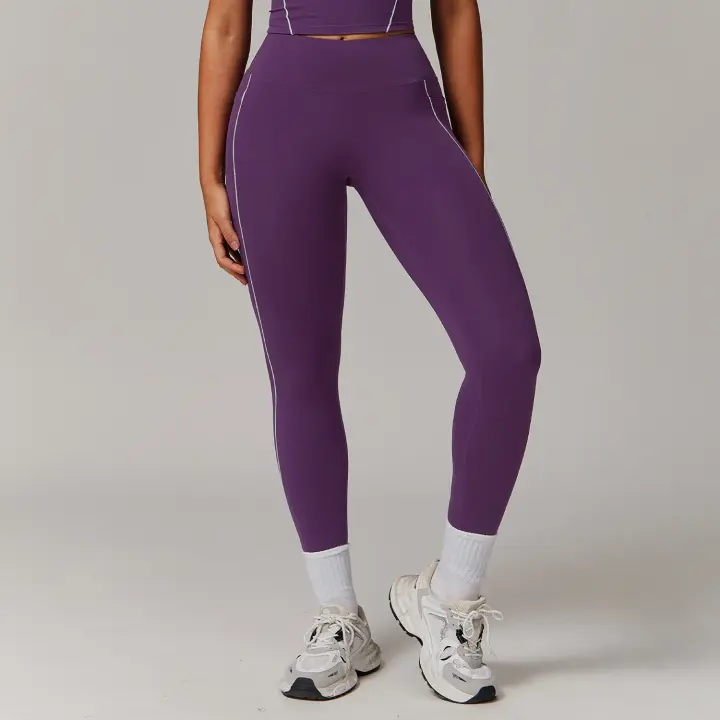 Pantalones deportivos de secado rápido para correr yoga en la nube de cintura alta para mujer, ropa informal para exteriores, ropa deportiva - 1