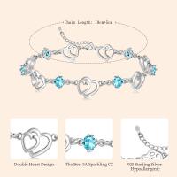 Regalos Originales Para Mujer Pulsera Mujer Plata de Ley 925, Pulsera Amor Pulsera Amistad, Regalo Cumpleaños Mujer Dia de La Madre Regalos - details 1