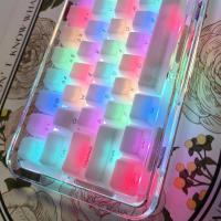 Tecla de seda transparente para teclado mecánico Cherry MX, perfil OEM, 130 teclas, incluida la espaciadora - details 8