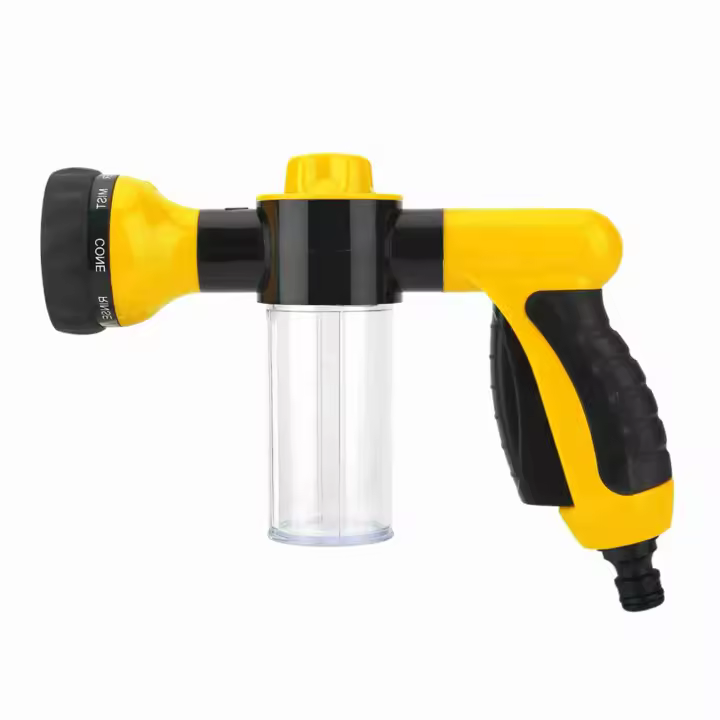 Pulverizador de alta presión para lavado de vehículos, espuma, de Agua Pistola, herramienta de lavado, Lavadora, 6m, Amarillo - 1