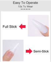 NAILWIND-Juego de manicura para extensión de uñas, herramienta de Arte de uñas postizas a presión, pegamento para uñas de cubierta semicompleta, puntas acrílicas - details 7