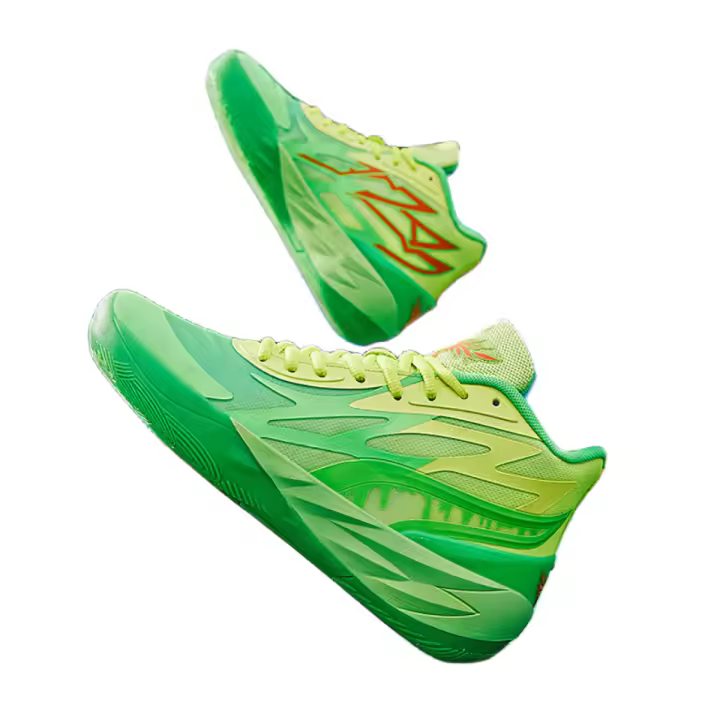 Zapatillas deportivas de baloncesto para hombre, calzado de entrenamiento de alta calidad, uso diario, color verde - 1