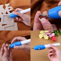 1pc Pluma de grabado eléctrica, Pluma de grabado de precisión inalámbrica, Herramienta de grabado de nombres. Este producto no incluye pilas. - details 7