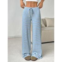 Pantalones de mujer con cintura elástica a rayas, talla única, recién llegados de otoño - details 13
