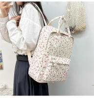 Mochila escolar fresca para mujer, literaria y artística, versátil, con flores informales, para niña y estudiante, novedad de 2024 - details 20