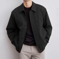 Chaquetas informales de otoño para hombre, abrigos con cuello vuelto - details 2