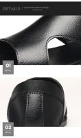 Sandalias antideslizantes para hombre, chanclas informales de cuero, cómodas, para la playa, para exteriores, para verano, 2024 - details 7