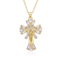 Nuevo Collar de Cruz Religiosa para Mujer Devota, Joyería y Bisutería Europea y Americana, Collares Mujer,día de la madre - details 5