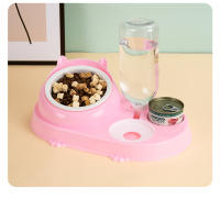 Cuenco para gatos, cuenco doble, agua potable automática, cuenco de comida para cachorros, agua potable para mascotas, suministros para perros y gatos - details 13