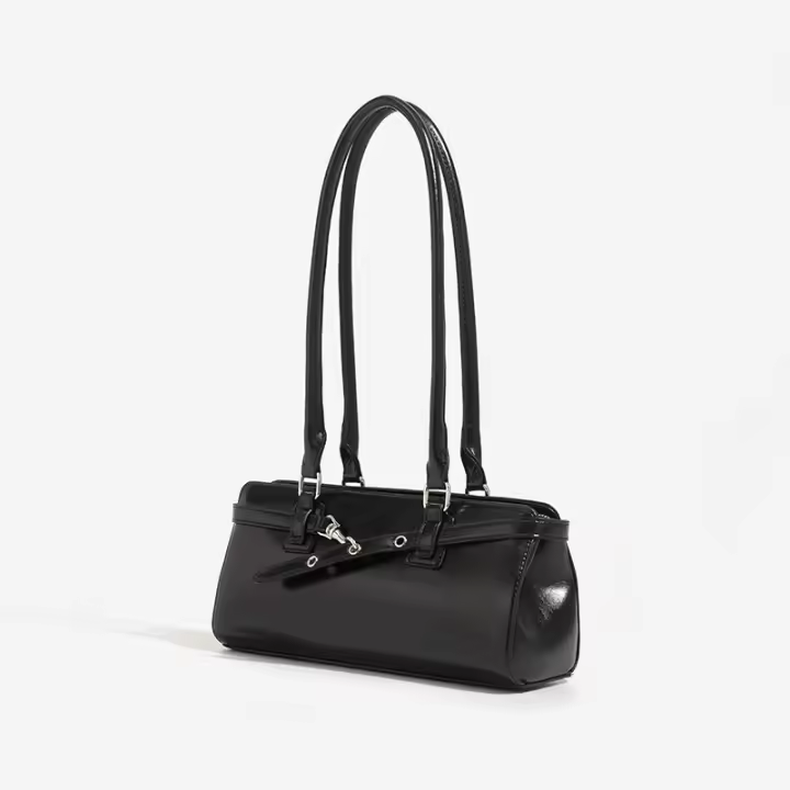 Bolso de lujo ligero francés para las axilas, nuevo bolso baguette para mujer, bolso de hombro tipo almohada portátil de alta gama. - 1