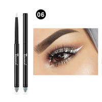 Bolígrafo de Delineador de Ojos de Doble Cabeza Resalado de Perla Blanca y Rosa - details 12