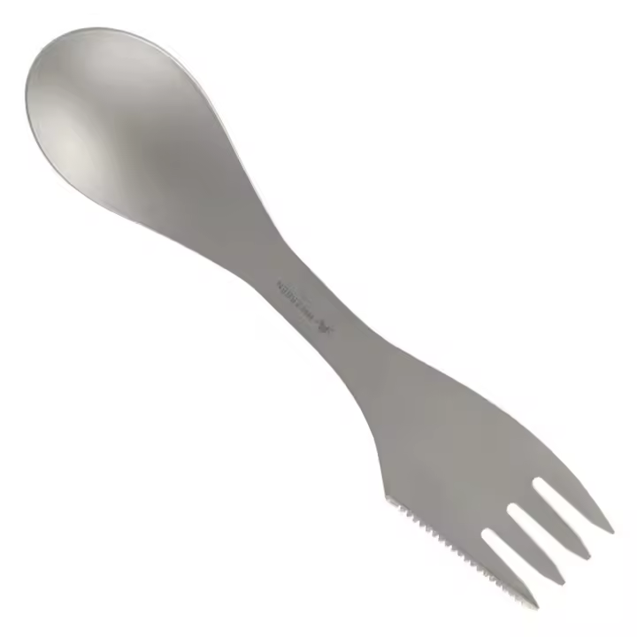 Vajilla Ti Spork 3 en 1, cucharas, tenedores, cuchillos, villas, camping, senderismo, pícnics al aire libre para acampar - 1