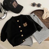 Cárdigan de punto para bebé recién nacido, Top de manga larga informal, suéter para niños y niñas, ropa de otoño e invierno - details 4