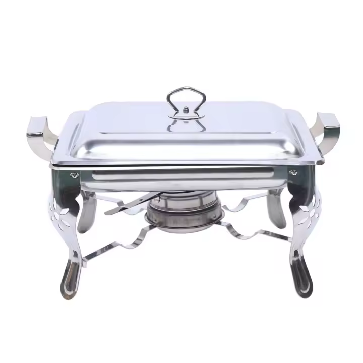 chafing dish ,Calentador de alimentos de acero inoxidable de alta calidad con tapa 6l - 1