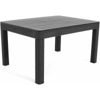 Jardín Sanremo con Dos sillones y sofá de 3 plazas con Mesa Auxiliar, Resina imitación ratán Trenzado. - details 4