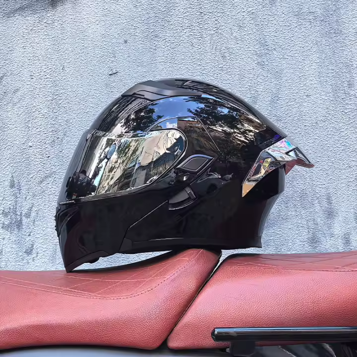 Casco moto modular hombre resistente viento mujer  trail aire libre carretera - 1