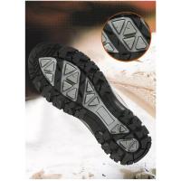 Nuevos Zapatos Originales De Senderismo De Cuero De Gamuza Para Exteriores Para Hombre, Zapatos De Viaje Para Senderismo, Zapatos De Caza, Zapatos Para Correr En El Rastro, Talla Grande 49 - details 7