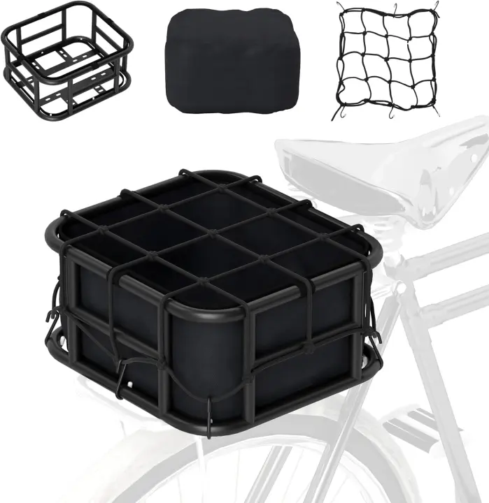 Cesta de Bicicleta de Metal Grande Rack Deportivo para Bicicletas y Organización - 1
