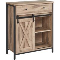 Mueble de Almacenamiento Ajustable Estilo Rústico 30 x 70 x 80cm Para Cocina y Sala de Estar - details 0