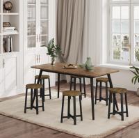 2 unids/set sillas de comedor taburete de cocina de estilo Industrial con patas de Metal para comedor sala de estar restaurante cafetería Pub - details 0