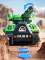 Tanque de mecanismo de relojería, coche de cuerda, modelo de juguete, tanque para caminar, torreta giratoria, juguete mecánico clásico educativo, regalo para bebés y niños - details 7