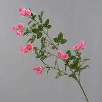 Rama de flor de Rosa Artificial de 65cm, flor de Rosa de imitación de plástico de tacto Real, flores falsas elegantes hechas a mano, decoración para el hogar y la Oficina - details 6