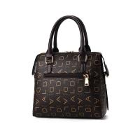 Bolso de hombro con asa superior y borla de cuero PU con letras inglesas a la moda, bolso de mujer de gran capacidad, mochila de lujo de alta gama - details 2