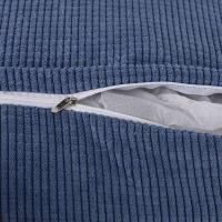 Cojín de respaldo de lectura, almohada de cuña para la espalda, almohadilla Lumbar para cama, silla de oficina, almohada de descanso, almohada de soporte para la espalda (azul) - details 9