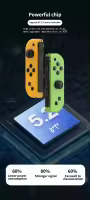 Controlador inalámbrico para Switch LITE OLED Bluetooth Gamepad JoyPad Joystick con mango izquierdo y derecho Gyro de 6 ejes con consola de juegos Trubo Wake Up - details 3