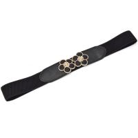 Corset de Cintura Elástica LIJU78113 Cinturón Ancho para Mujeres Cinturón de Flor de Fitness Integrado - details 2