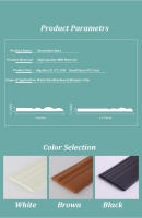 NBR-Baseboard decorativo autoadhesivo de espuma, rodapié, línea de cintura, líneas de borde, pegatina de borde de pared anticolisión - details 0