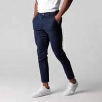 Pantalones de algodón versátiles de negocios juveniles para hombres transpirables informales nuevos de Four Seasons - details 2