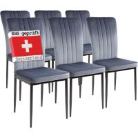 Silla de Comedor, Juego de 4 sillas, Negro - details 8