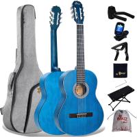 Guitarra Clásica 4/4 Adulto, Guitarra Clásica para Principiantes 39 Pulgadas, Color Marrón - details 7