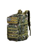 Mochila militar de camuflaje para exteriores, mochila táctica multifuncional de gran capacidad para montañismo, viajes y camping. - details 0