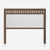 Cabecero Bora para Cama de 150 Fabricado en Madera Maciza de Pino insigni Acabado Blanco Satinado - details 11