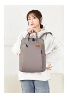 Mochila De trabajo simple para mujer, bolso de mano para ordenador portátil, mochila de hombro ligera informal, mochila de viaje de gran capacidad con cinturón de equipaje - details 4