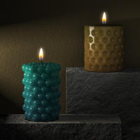 Bola de burbujas geométrica de varios estilos, molde de vela de silicona, linterna esférica, cristal, resina epoxi, jabón, yeso, Chocolate, decoración - details 7