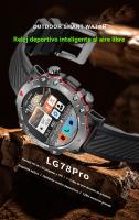 Reloj mujer inteligente exterior deporte Bluetooth llamada Voz Captura de video en HD ritmo cardíaco presión arterial hombre Reloj - details 0