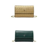 CH exquisita artesanía bandolera diseño ligero elementos de letras Color bloqueado bolso de cadena para mujer mochila de lujo de alta gama - details 6